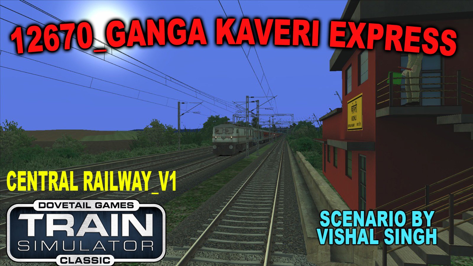 12670 GANGA KAVERI EXPRESS WITH ITS LHB