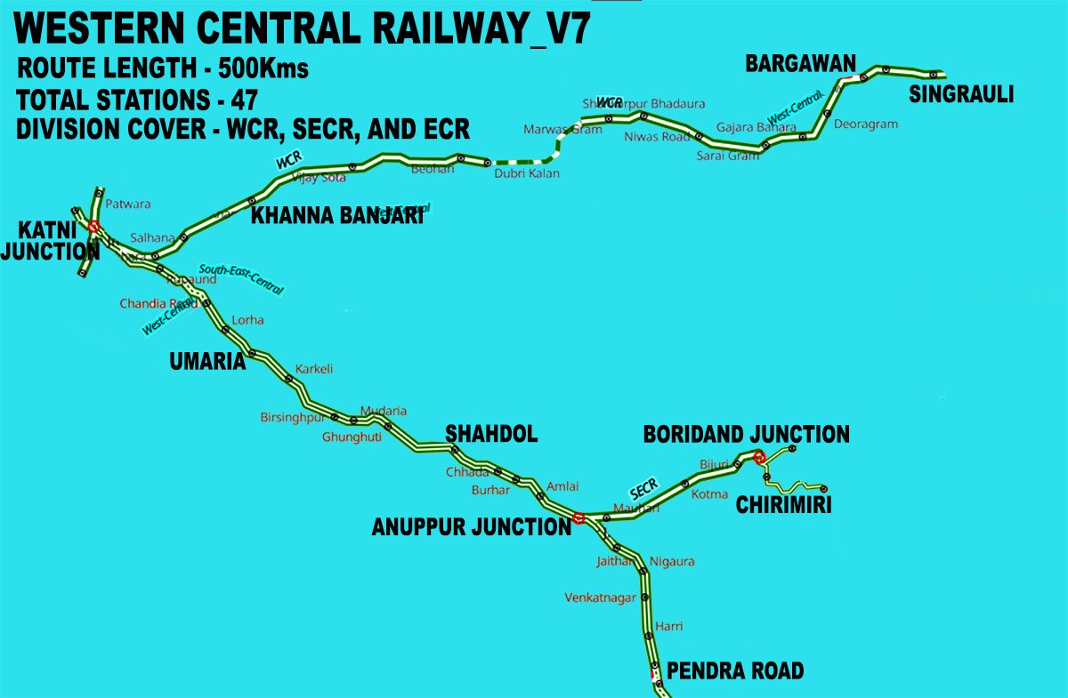 WESTERN CENTRAL RAILWAY V7