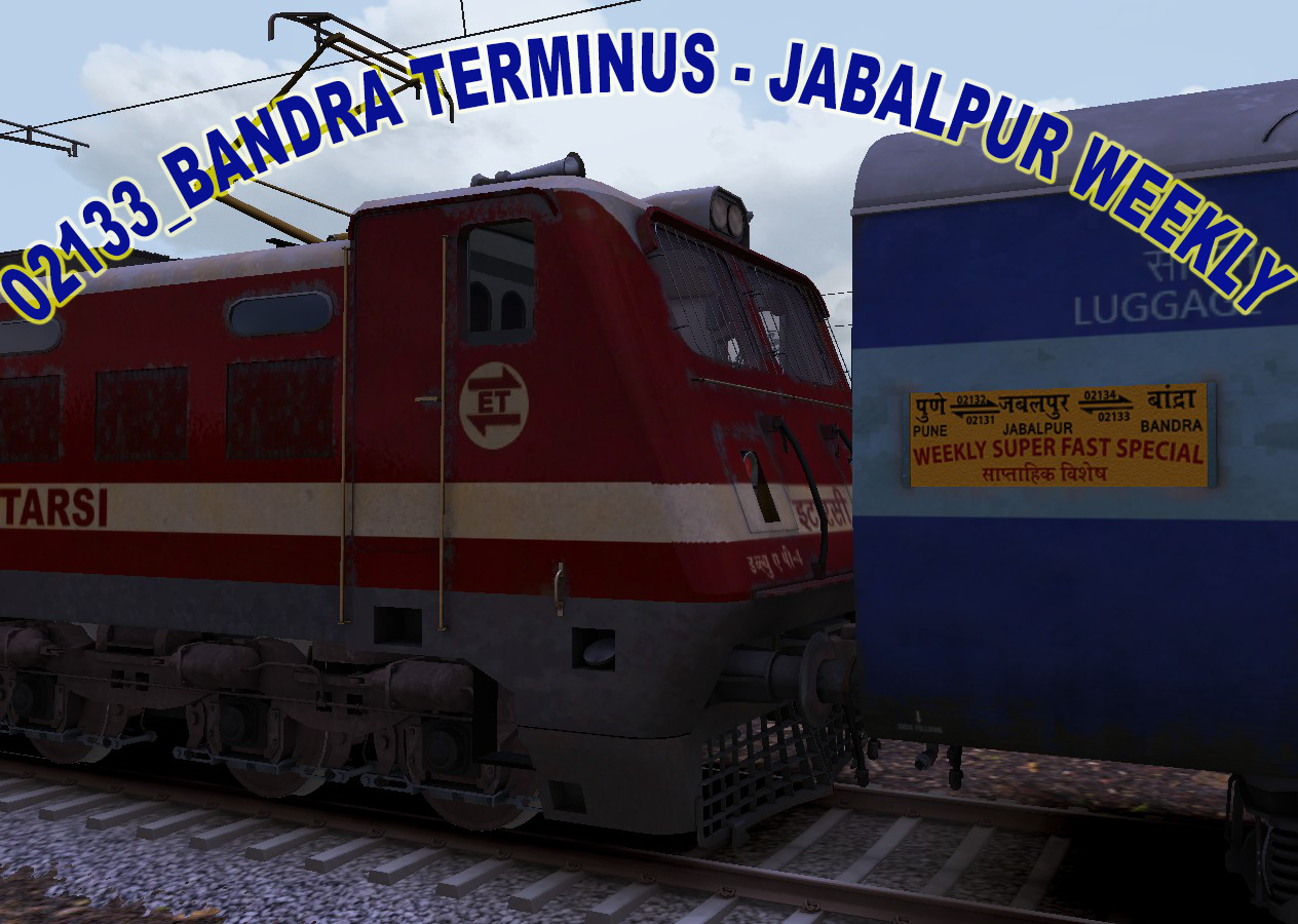 02133 BANDRA TERMINUS - JABALPUR WEEKLY SF EXPRESS