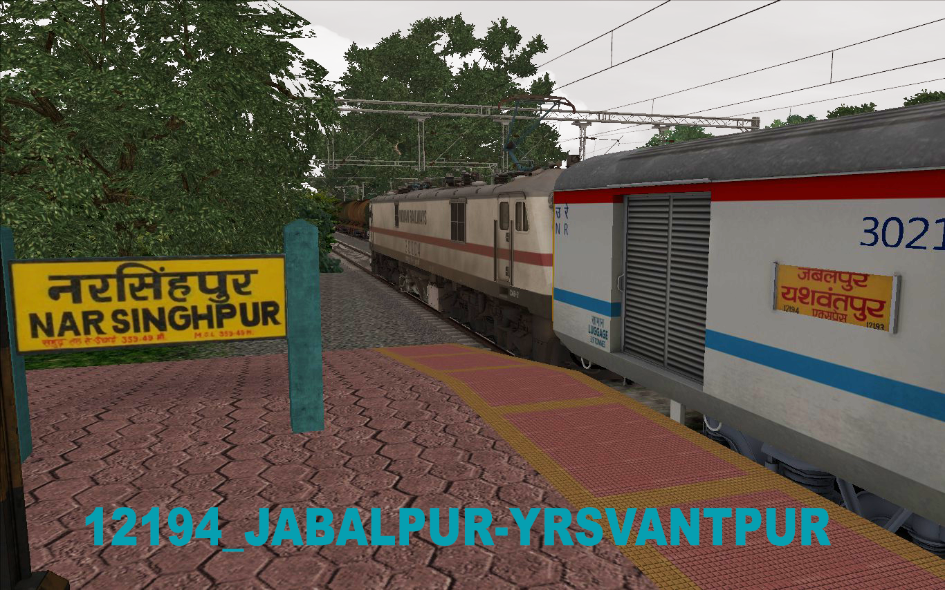 12194 JABALPUR - YESVANTPUR SF EXPRESS