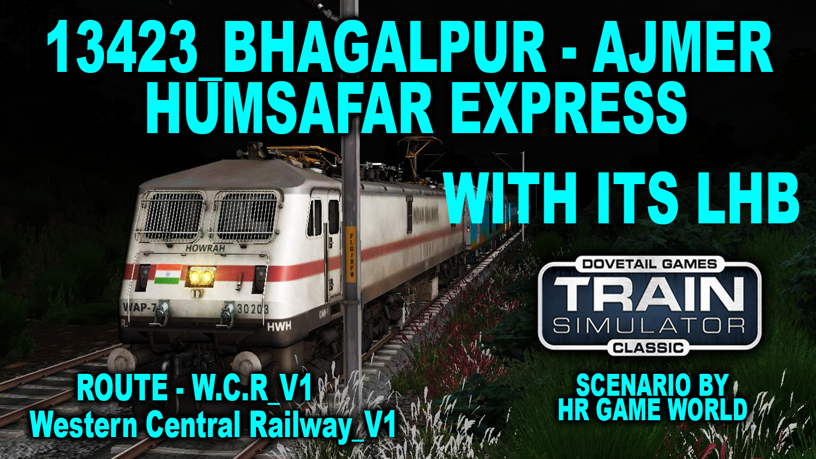 13423 BHAGALPUR - AJMER HUMSAFAR EXPRESS - ITS