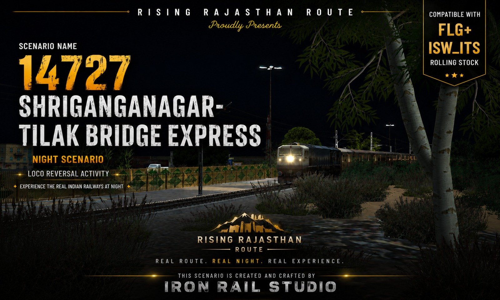 14727/Shri Ganganagar - Tilak Bridge Express