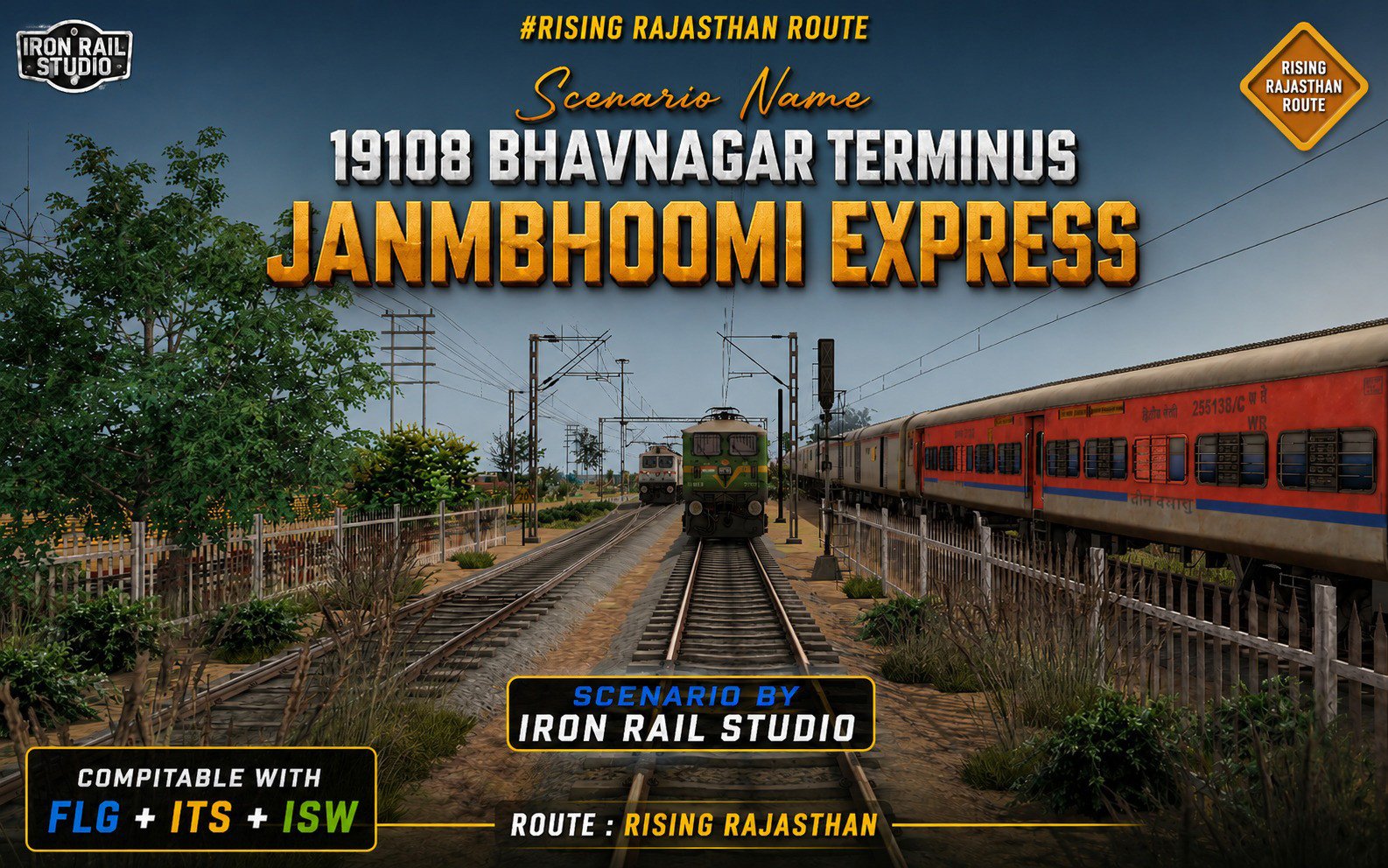 19108 BHAVNAGAR TERMINUS JANMBHOOMI EXP0RESS
